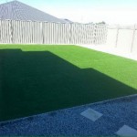 Merry Christine, synthetic lawn and rainbow stones with stepping stones in Piara Waters, Canning Vale