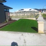 Merry Christine, synthetic lawn and rainbow stones with stepping stones in Piara Waters, Canning Vale (2)